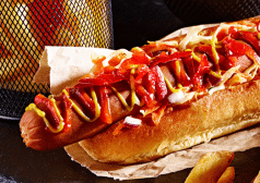 Saucisse de bœuf pour Hot-Dog 80g Surgelé