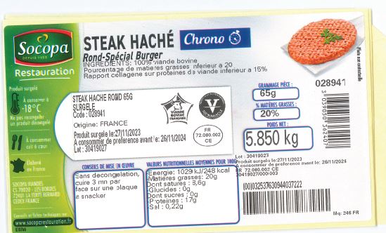 Papier Pour Steaks Hachés Ronds - Diamètre 10cm - Lot De 1000 Feuilles