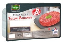 Steak haché façon bouchère* Label Rouge  12% MG 125g x8