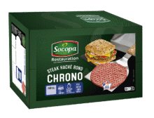 STEAK HACHE ROND 20% MG 45G VBF SURGELE (6kg)